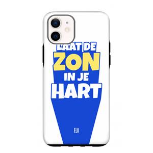 CaseCompany Laat de zon in je hart: iPhone 12 mini Tough Case