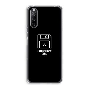 CaseCompany Hello: Sony Xperia 10 III Transparant Hoesje