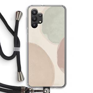CaseCompany Geo #8: Samsung Galaxy A32 5G Transparant Hoesje met koord