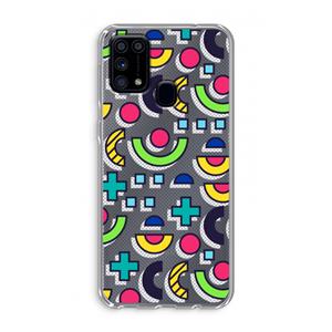 CaseCompany 8-bit N°6: Samsung Galaxy M31 Transparant Hoesje