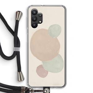 CaseCompany Geo #9: Samsung Galaxy A32 5G Transparant Hoesje met koord