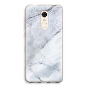 CaseCompany Witte marmer: Xiaomi Redmi 5 Transparant Hoesje