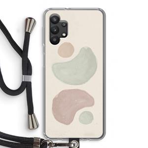 CaseCompany Geo #10: Samsung Galaxy A32 5G Transparant Hoesje met koord
