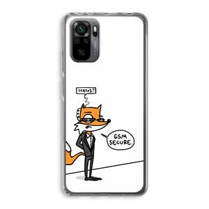 CaseCompany GSM secure: Xiaomi Redmi Note 10 Pro Transparant Hoesje