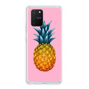 CaseCompany Grote ananas: Samsung Galaxy S10 Lite Transparant Hoesje