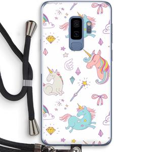 CaseCompany Fantasiewereld: Samsung Galaxy S9 Plus Transparant Hoesje met koord