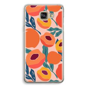 CaseCompany Perzik: Samsung Galaxy A5 (2016) Transparant Hoesje