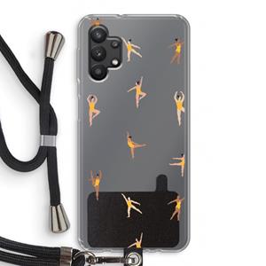 CaseCompany Dans #2: Samsung Galaxy A32 5G Transparant Hoesje met koord