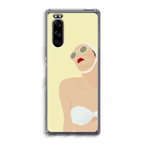 CaseCompany Summer: Sony Xperia 5 Transparant Hoesje