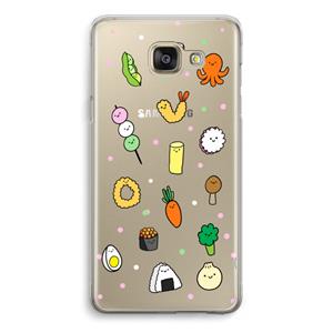 CaseCompany Happy bento friends: Samsung Galaxy A5 (2016) Transparant Hoesje