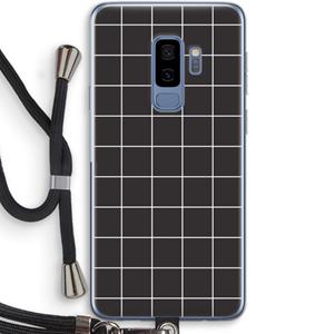 CaseCompany Rooster 2: Samsung Galaxy S9 Plus Transparant Hoesje met koord