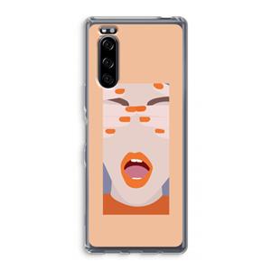 CaseCompany Surprise: Sony Xperia 5 Transparant Hoesje