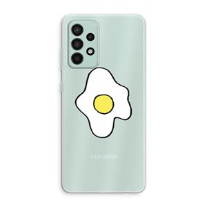 CaseCompany Spiegelei: Samsung Galaxy A52s 5G Transparant Hoesje