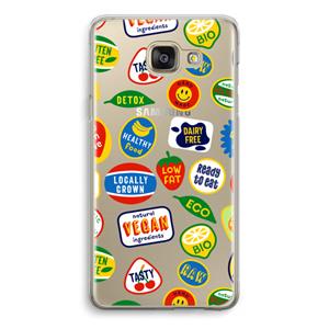 CaseCompany Fruitsticker: Samsung Galaxy A5 (2016) Transparant Hoesje