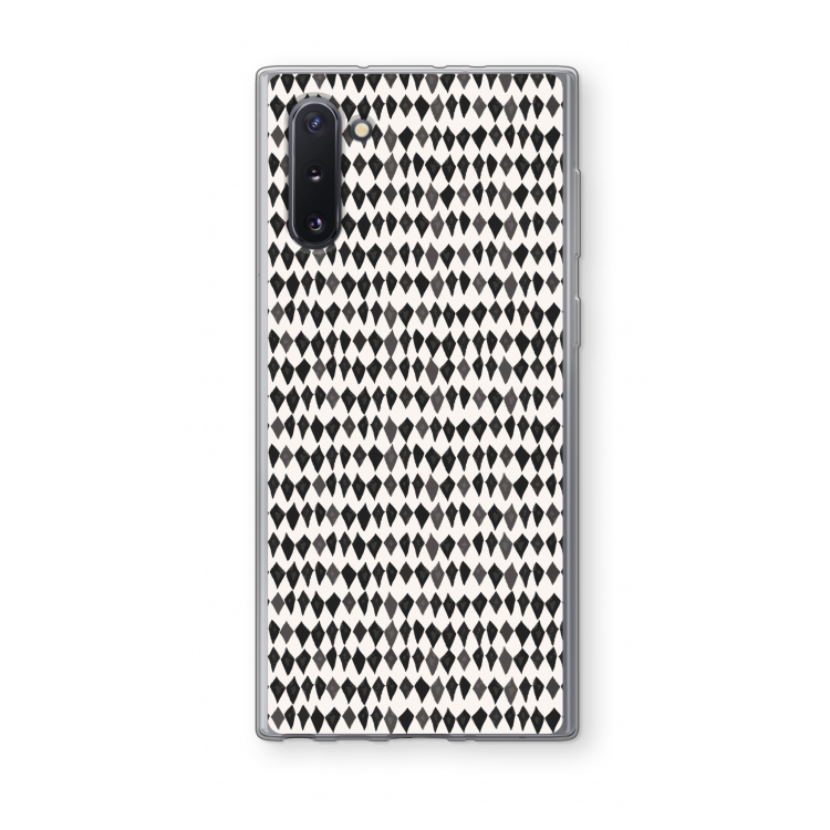 CaseCompany Crazy shapes: Samsung Galaxy Note 10 Transparant Hoesje