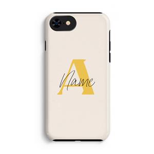 CaseCompany Amber Script: iPhone 8 Tough Case