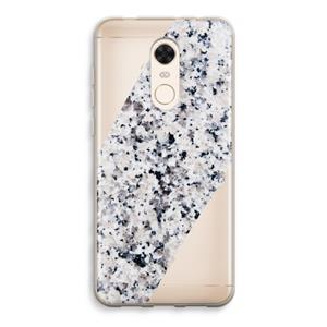 CaseCompany Gespikkelde marmer: Xiaomi Redmi 5 Transparant Hoesje