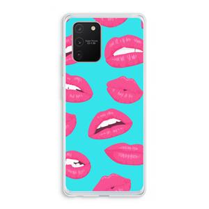 CaseCompany Bite my lip: Samsung Galaxy S10 Lite Transparant Hoesje