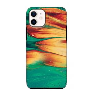 CaseCompany Green Inferno: iPhone 12 mini Tough Case