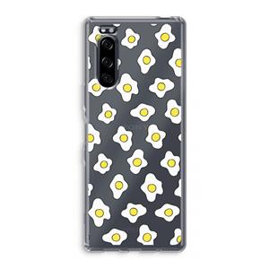 CaseCompany Spiegeleitjes: Sony Xperia 5 Transparant Hoesje