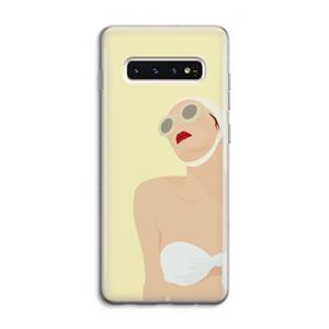CaseCompany Summer: Samsung Galaxy S10 4G Transparant Hoesje