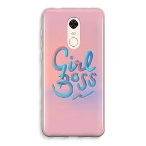 CaseCompany Girl boss: Xiaomi Redmi 5 Transparant Hoesje