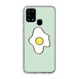 CaseCompany Spiegelei: Samsung Galaxy M31 Transparant Hoesje