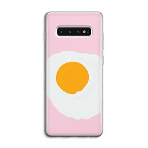 CaseCompany Sunny side up: Samsung Galaxy S10 4G Transparant Hoesje