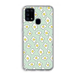 CaseCompany Spiegeleitjes: Samsung Galaxy M31 Transparant Hoesje