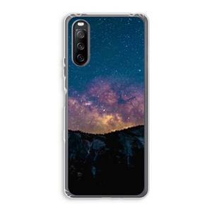 CaseCompany Travel to space: Sony Xperia 10 III Transparant Hoesje