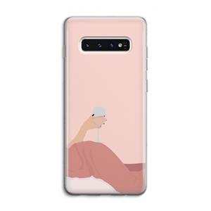CaseCompany Wine: Samsung Galaxy S10 4G Transparant Hoesje