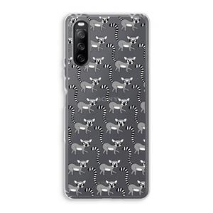 CaseCompany Makis: Sony Xperia 10 III Transparant Hoesje