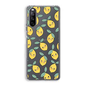 CaseCompany Citroenen: Sony Xperia 10 III Transparant Hoesje