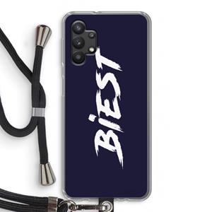 CaseCompany Biest: Samsung Galaxy A32 5G Transparant Hoesje met koord