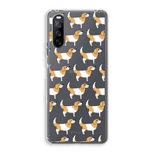 CaseCompany Doggy: Sony Xperia 10 III Transparant Hoesje