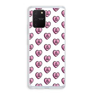 CaseCompany GIRL POWER: Samsung Galaxy S10 Lite Transparant Hoesje