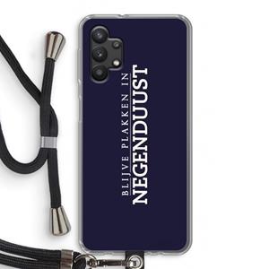 CaseCompany Blijve plakken in Negenduust: Samsung Galaxy A32 5G Transparant Hoesje met koord