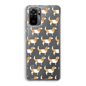 CaseCompany Doggy: Xiaomi Redmi Note 10 Pro Transparant Hoesje