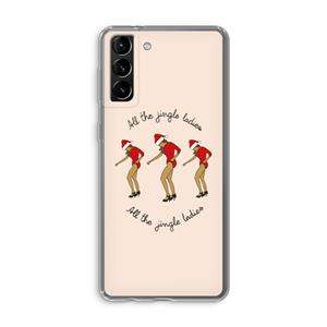 CaseCompany Jingle Ladies: Samsung Galaxy S21 Plus Transparant Hoesje