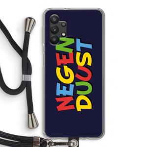 CaseCompany 90's One: Samsung Galaxy A32 5G Transparant Hoesje met koord