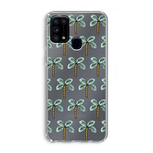 CaseCompany Paradise: Samsung Galaxy M31 Transparant Hoesje