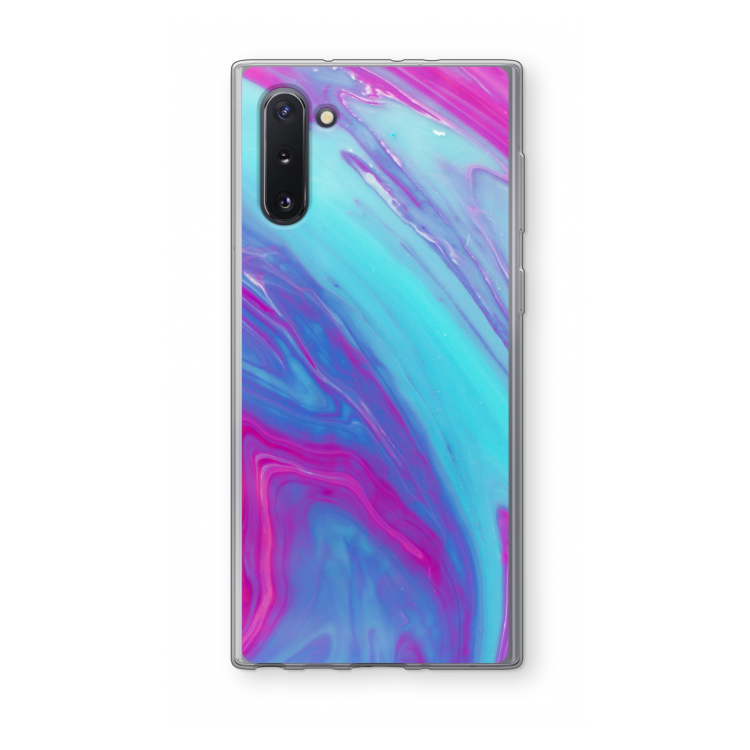 CaseCompany Zweverige regenboog: Samsung Galaxy Note 10 Transparant Hoesje