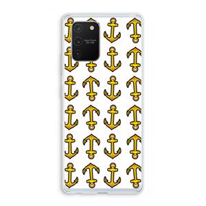 CaseCompany Musketon Anchor: Samsung Galaxy S10 Lite Transparant Hoesje