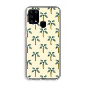 CaseCompany Paradise: Samsung Galaxy M31 Transparant Hoesje