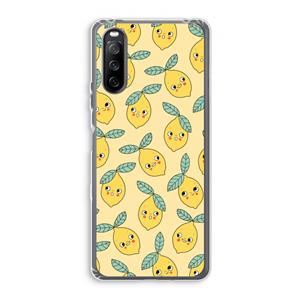 CaseCompany Citroenen: Sony Xperia 10 III Transparant Hoesje