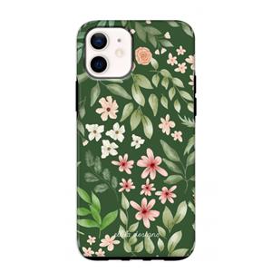CaseCompany Botanical green sweet flower heaven: iPhone 12 mini Tough Case