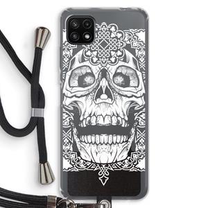 CaseCompany Seek & Destroy: Samsung Galaxy A22 5G Transparant Hoesje met koord