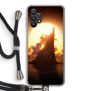 CaseCompany Children of the Sun: Samsung Galaxy A32 5G Transparant Hoesje met koord