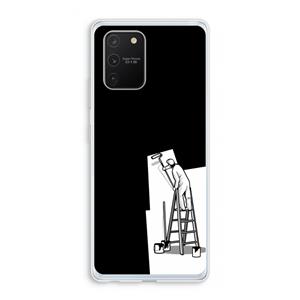 CaseCompany Musketon Painter: Samsung Galaxy S10 Lite Transparant Hoesje