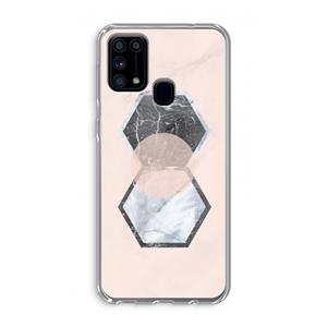CaseCompany Creatieve toets: Samsung Galaxy M31 Transparant Hoesje